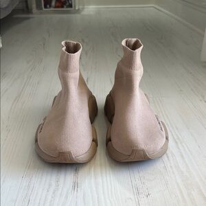 Balenciaga Nude Sock Sneakers